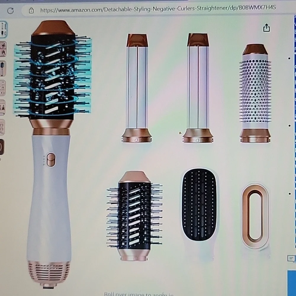 Ukliss 6 in 1 multi function hair styler Salon grade 360° swivel cord New in boX